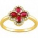 BAGUE OR 750/1000