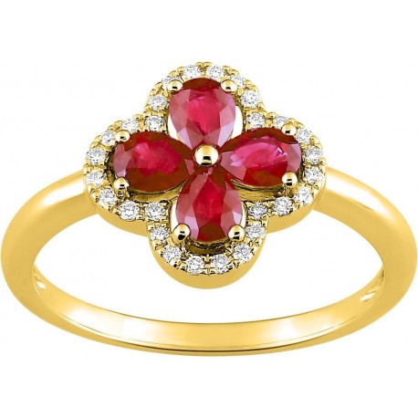 BAGUE OR 750/1000