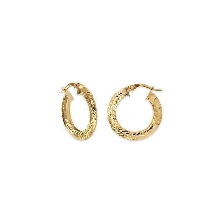 BOUCLES D'OREILLES OR 375/1000