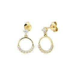 BOUCLES D'OREILLES OR 375/1000