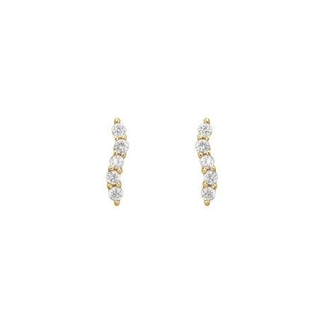 BOUCLES D'OREILLES OR 375/1000
