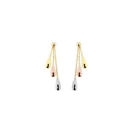 BOUCLES D'OREILLES OR 375/1000