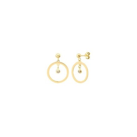 BOUCLES D'OREILLES OR 750/1000