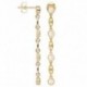 BOUCLES D'OREILLES PLAQUE OR