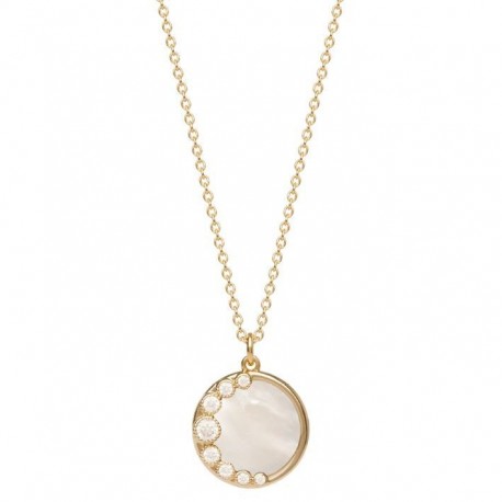 COLLIER PLAQUE OR