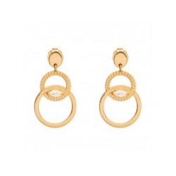 BOUCLES D'OREILLES PLAQUE OR