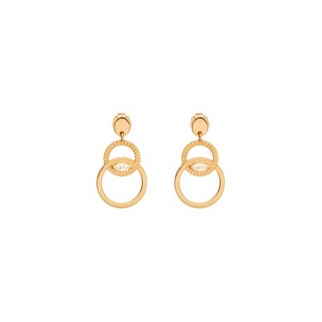 BOUCLES D'OREILLES PLAQUE OR