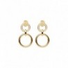 BOUCLES D'OREILLES PLAQUE OR