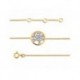 BRACELET PLAQUE OR