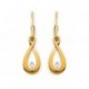 BOUCLES D'OREILLES PLAQUE OR