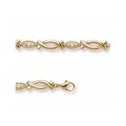 BRACELET PLAQUE OR