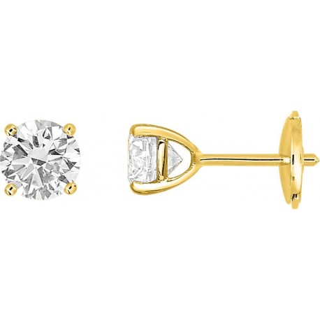 BOUCLES D'OREILLES OR 750/1000