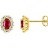 BOUCLES D'OREILLES OR 375/1000