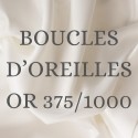 BOUCLES D'OREILLES OR 375/1000