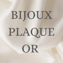 BIJOUX PLAQUE OR